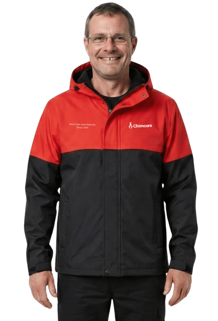 Gary Witherson, Chimcare technician Gary Witherson, Chimcare technician