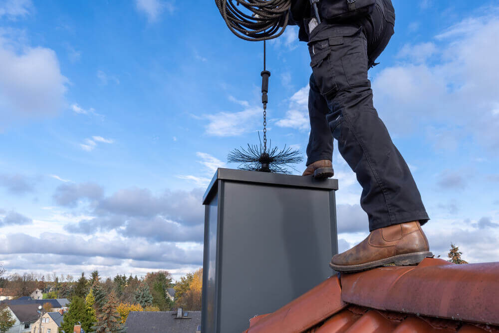 Professional chimney sweep service in Washington state